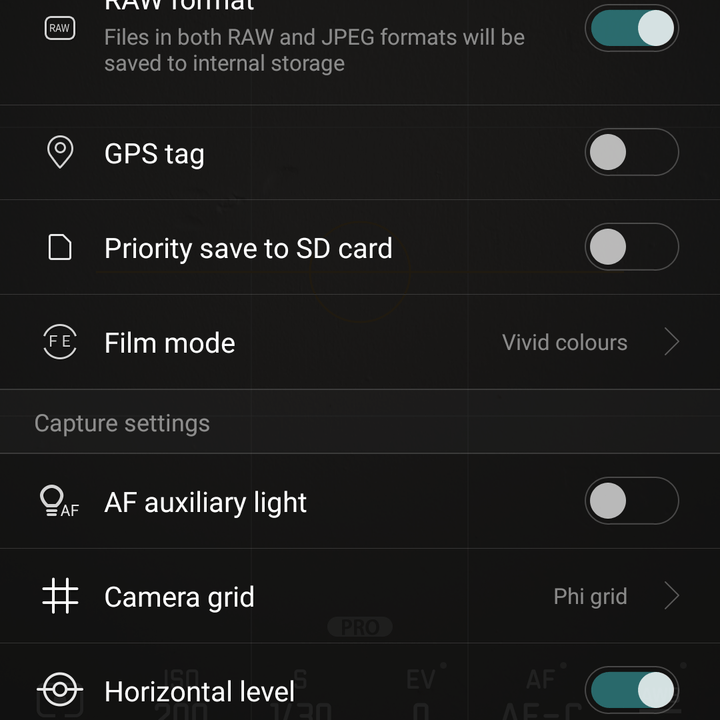 how to use the huawei p9 camera raw