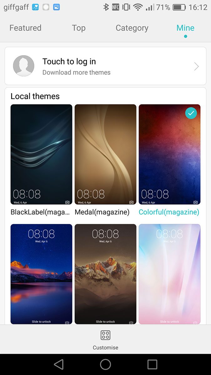 Huawei P9 Screenshots
