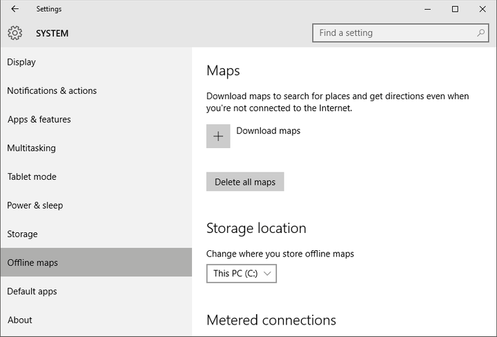 Maps App Windows