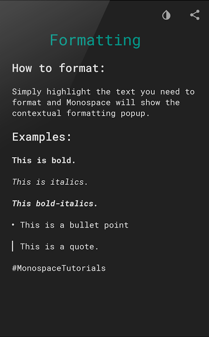 Monospace