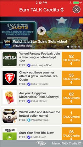 nettalk connect go cell service talk app earn credit screenshot