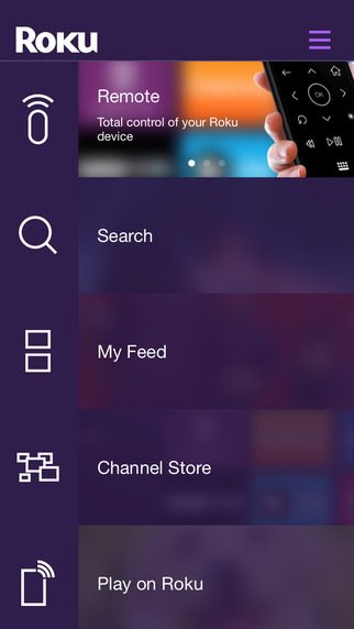 2016 roku streaming stick ios app screen1