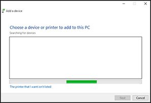 Searching for devices