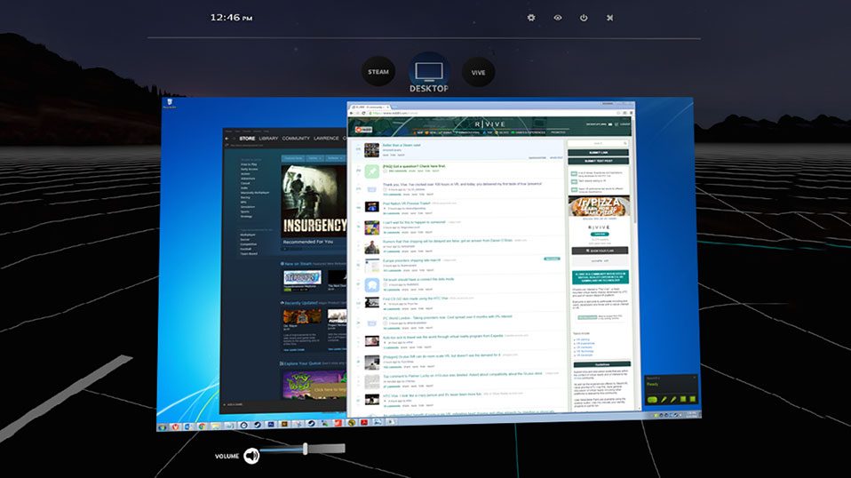 oculus home and steam vr store 2