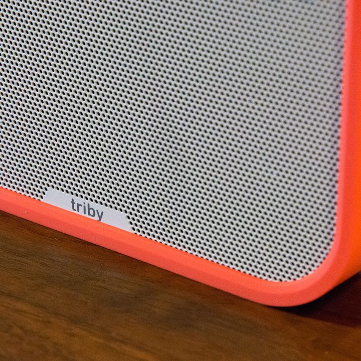 triby is the first non amazon alexa device radio logo