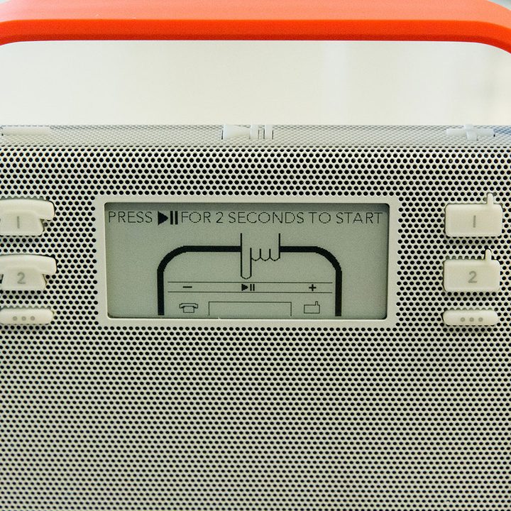 triby is the first non amazon alexa device radio screen1
