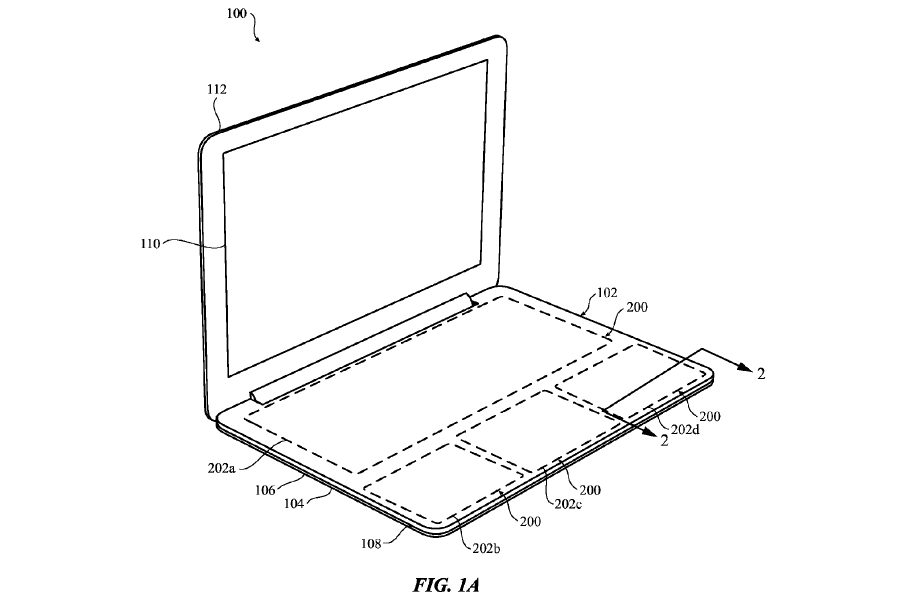 Apple touch surface patent