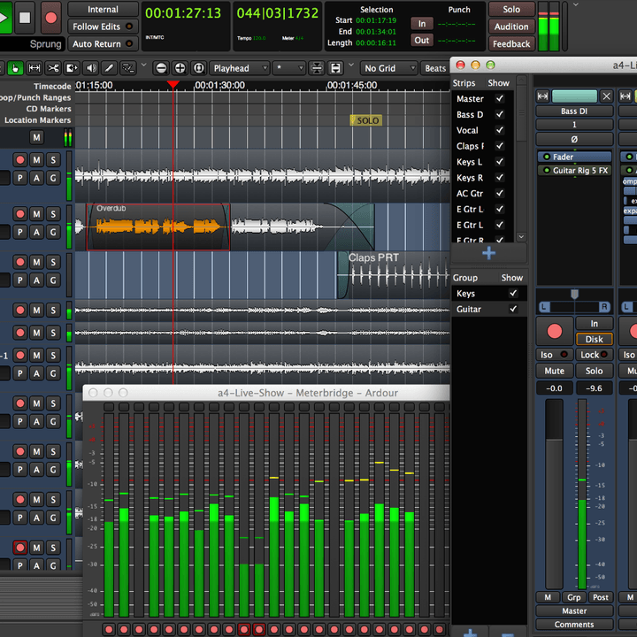 best free recording software - ardour