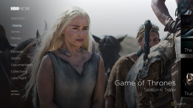 HBO Now on Xbox One