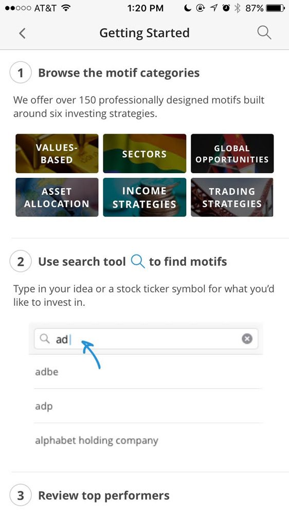 motif investing app feature 2