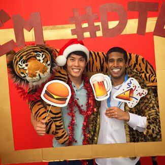 Down to Lunch co-founders, Joseph Lau and Nikil Viswanathan