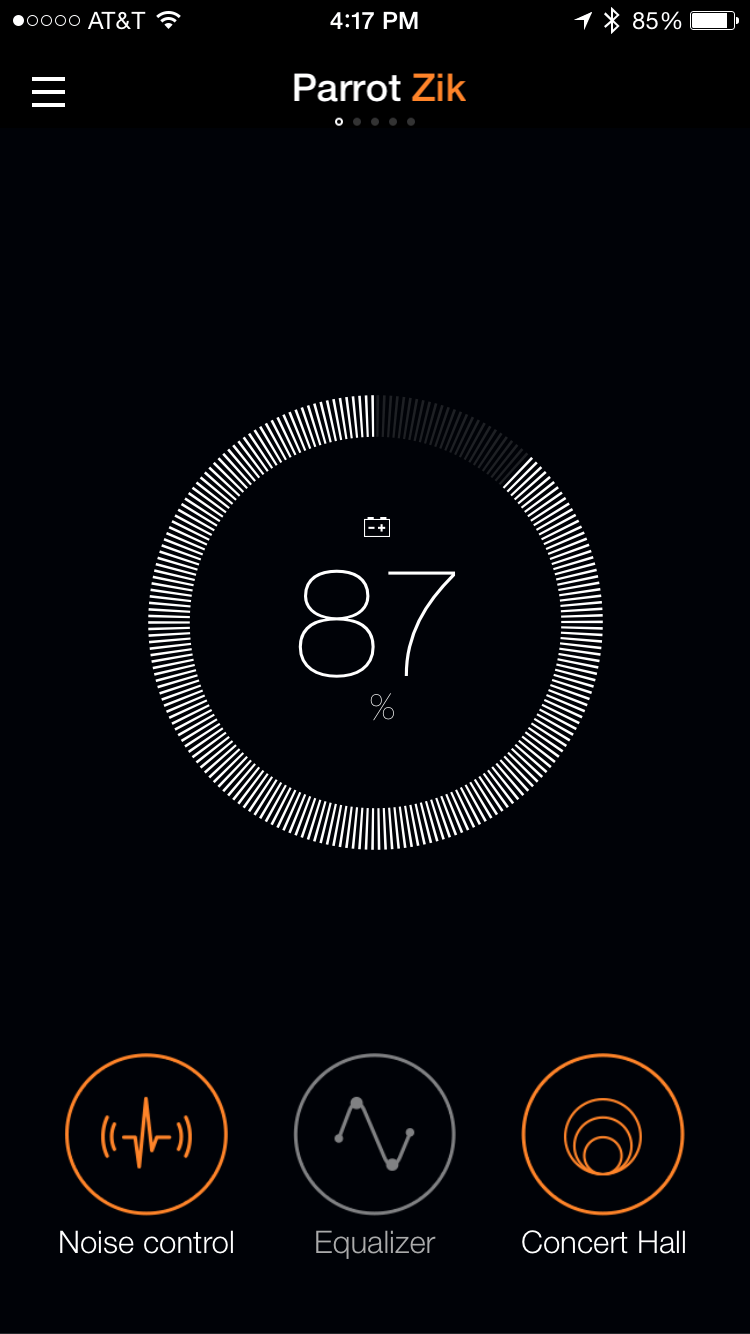 parrot zik app