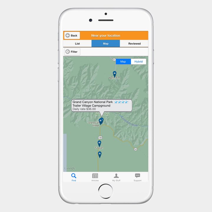 Camp Finder Apple