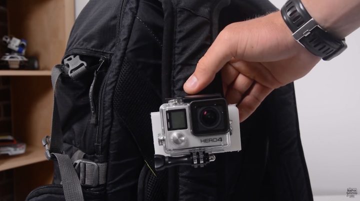 DIY GoPro Shoulder Strap Mount 4