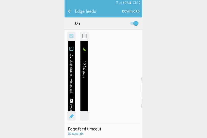 Edge feed