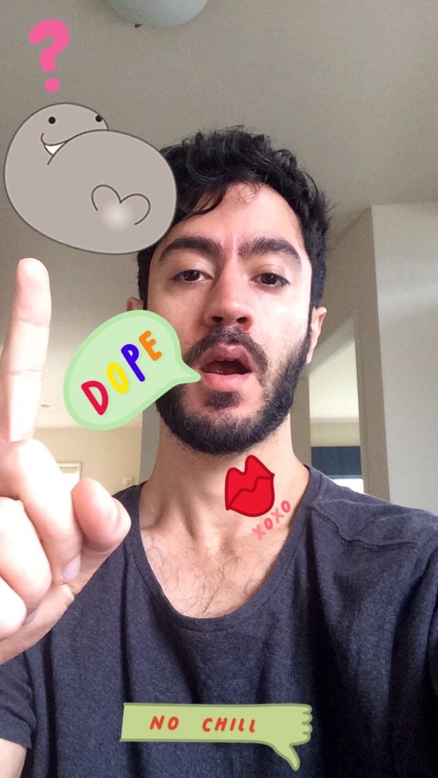 snapchat update add stickers to snaps sticker