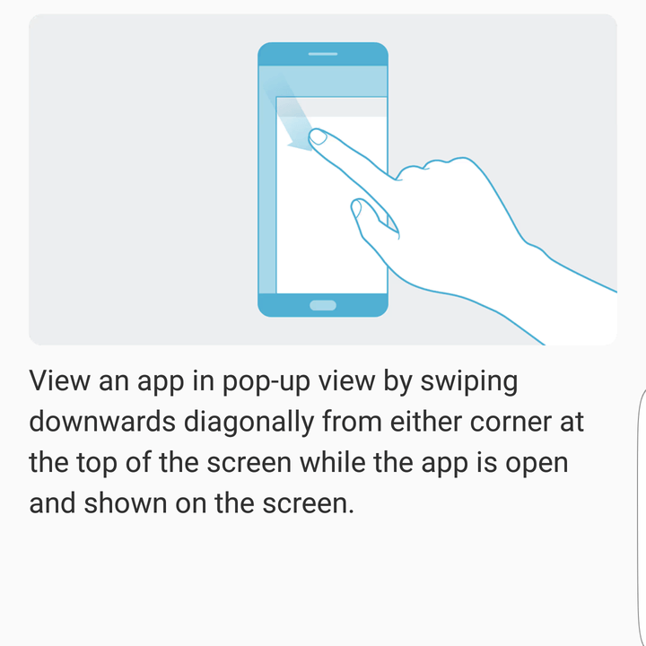 galaxy s7 edge tips and tricks pop up view 1