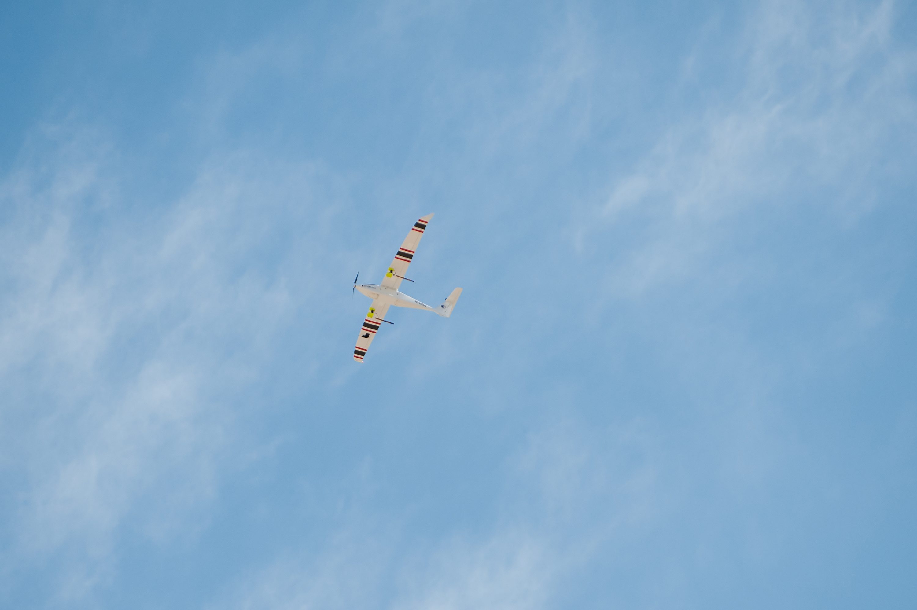 Cloud seeding drone released silver-iodide flares to help increase rainfall