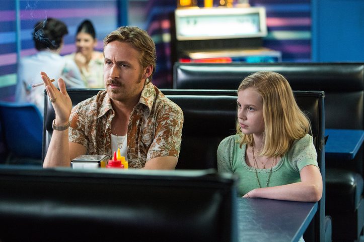 Ryan Gosling and Angourie Rice in The Nice Guys - Warner Bros