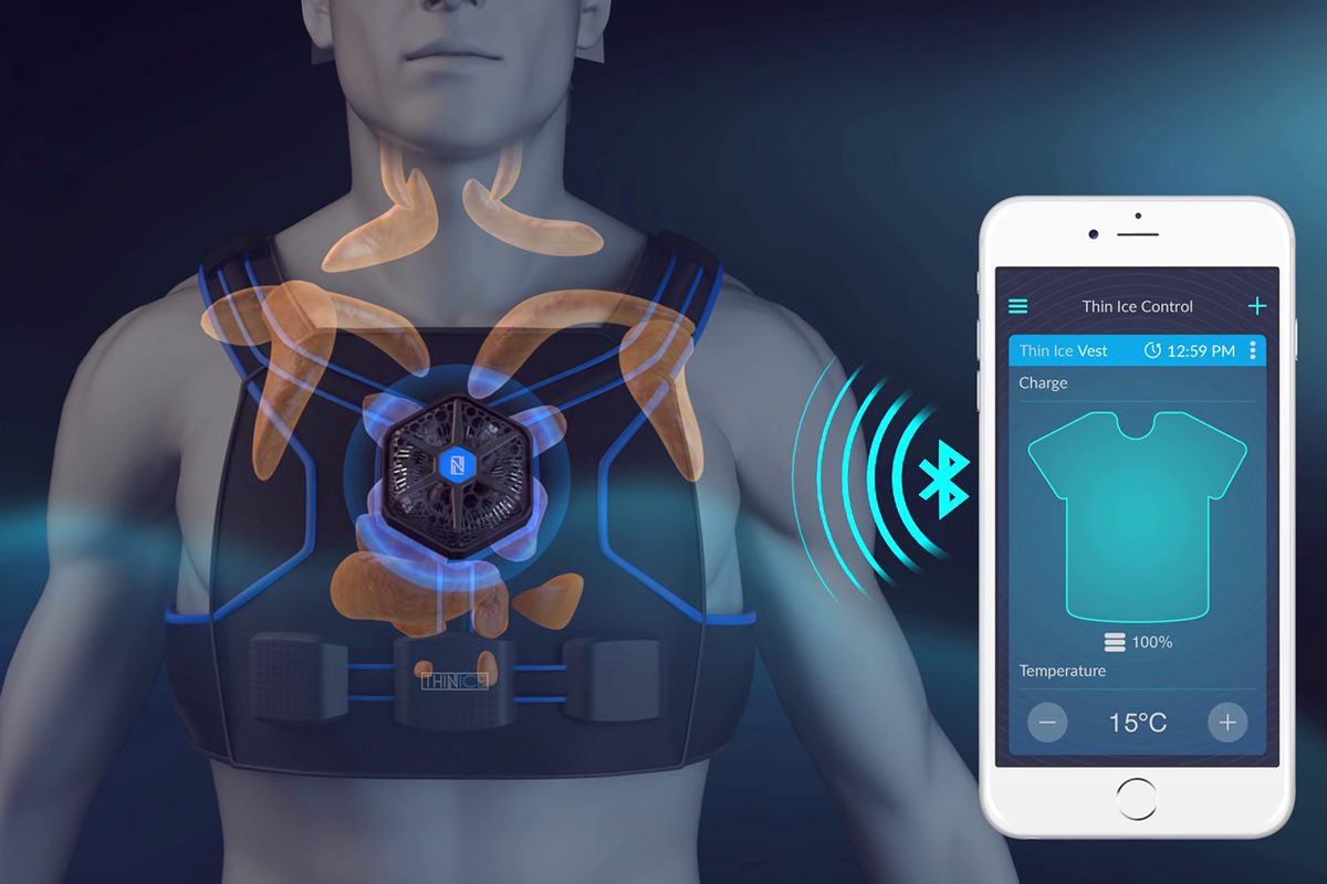 thin ice weight loss vest hands on screen 2