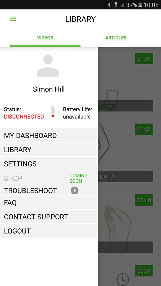 Upright Posture Wearable screenshot 1