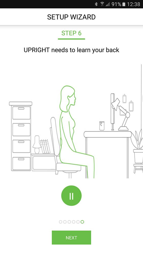 Upright Posture Wearable screenshot 1