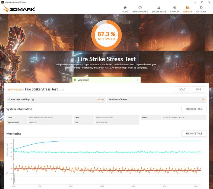 Futuremark 3DMark Stress Test