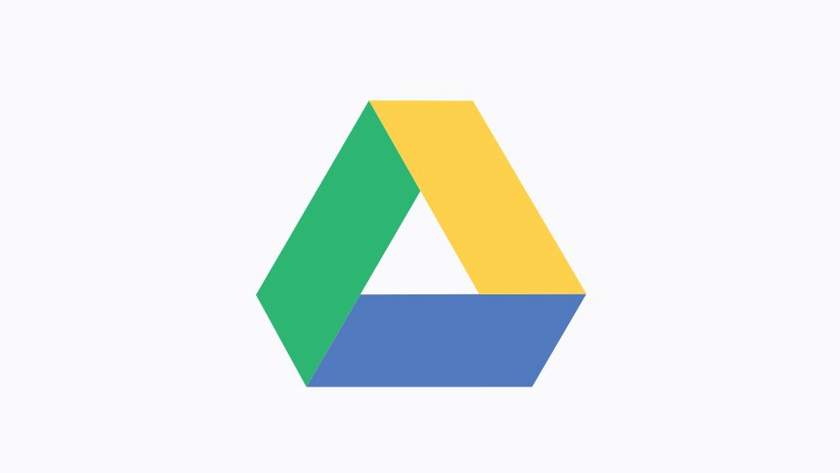 The official logo for Google Drive.