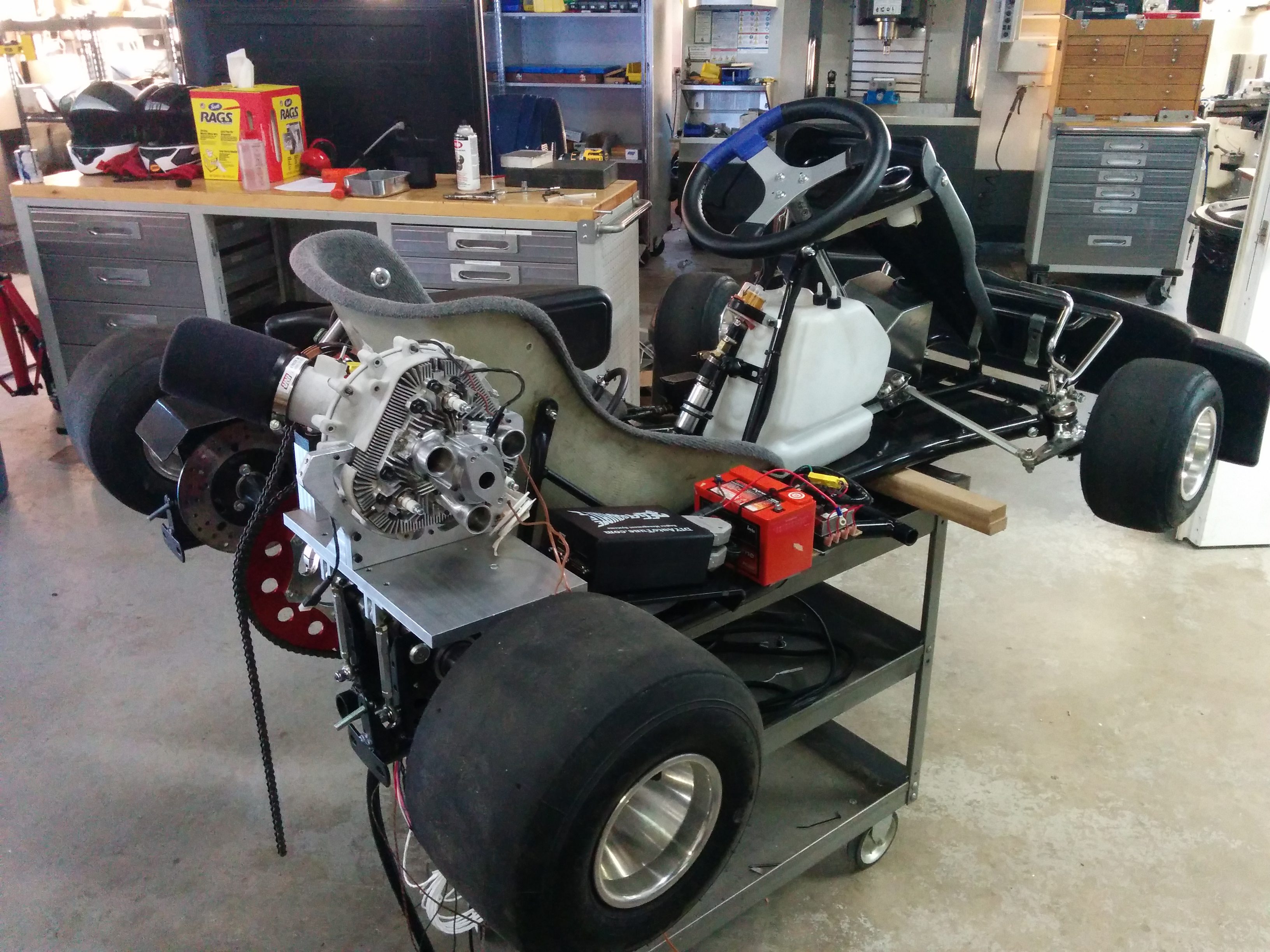 liquid piston rotary engine go kart img 20160413 185530