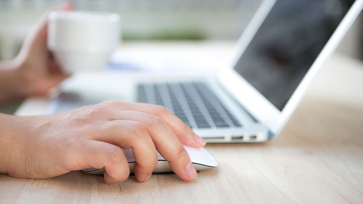 Middle-click-gesture
