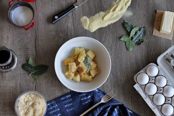 SaltedEat's ricotta gnocchi with brown butter and sage