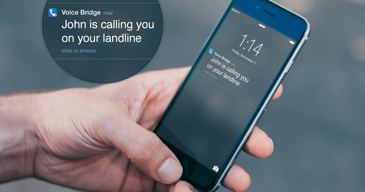 Voice Bridge now lets you make calls with your landline from any Wi-Fi ...