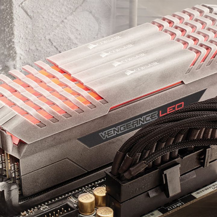 Corsair Vengeance memory kits being used for extreme overclocking.