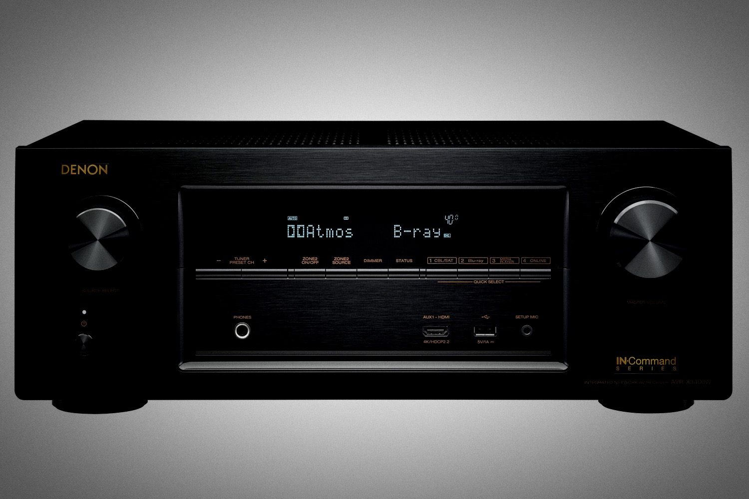 Denon's new AVR-X3300W A/V receiver has more features than you'll
