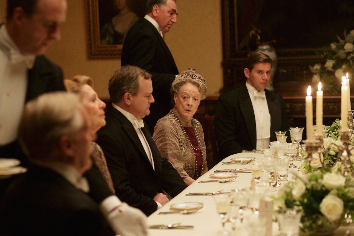 The cast of Downton Abbey.