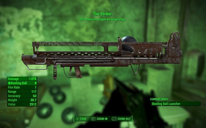 Weapon The Striker from Fallout 4.