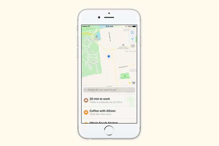 iOS 10 Maps