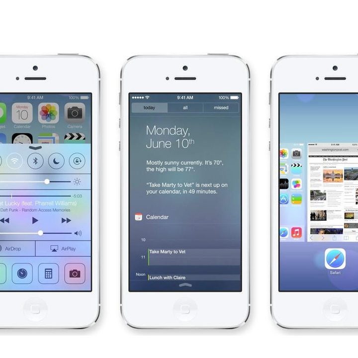 iOS version history iOS 7 example