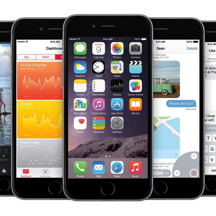 iOS version history iOS 8 example