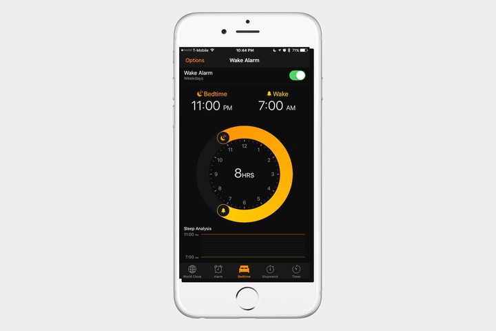 iOS bedtime