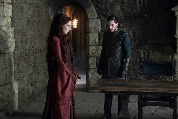jon exiles melisandre