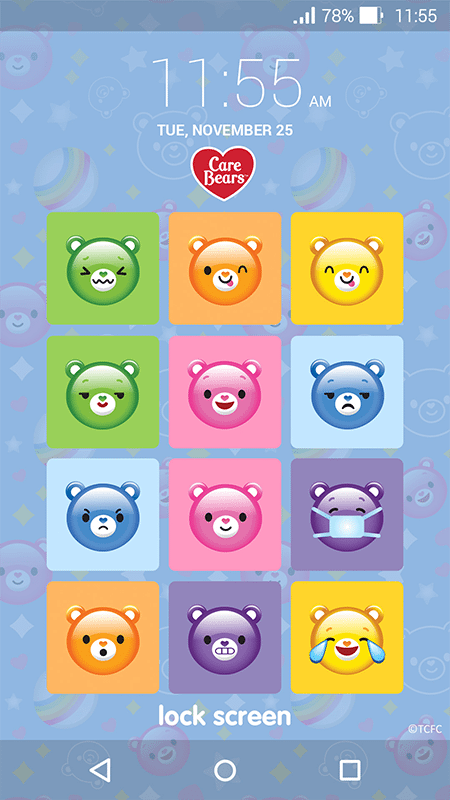 care bears lock screen 2