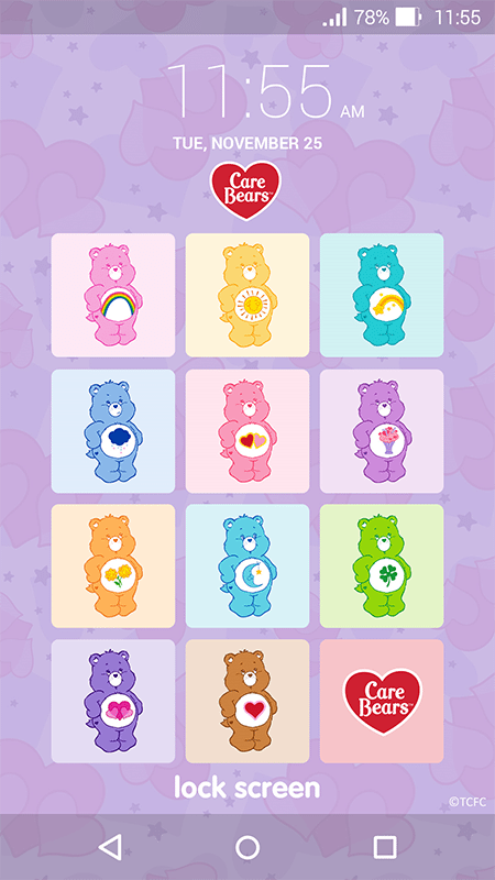 care bears lock screen 4