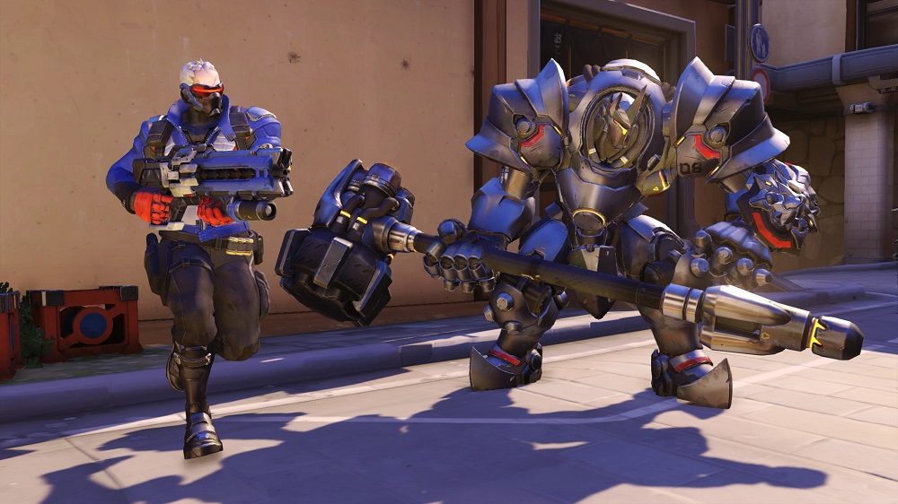 overwatch 10 soldier plus reinhardt