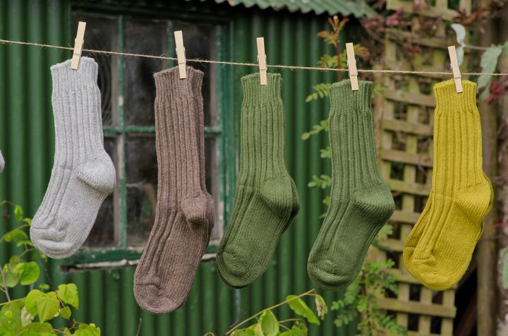 10084504 - irish wool chunky knit ribbed winter socks