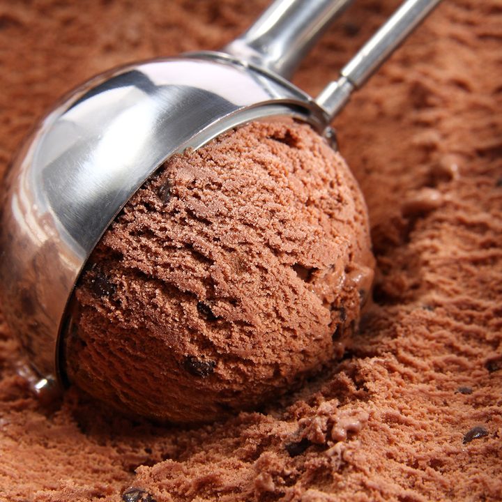 13149285 - chocolate ice cream scoop