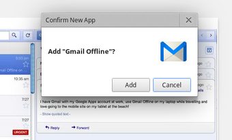Add Gmail Offline