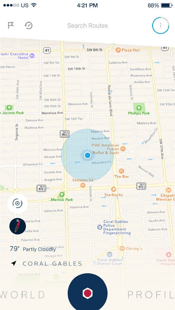 bycle case and app turns iphone into bike computer for tracking rides bycleapp route selection