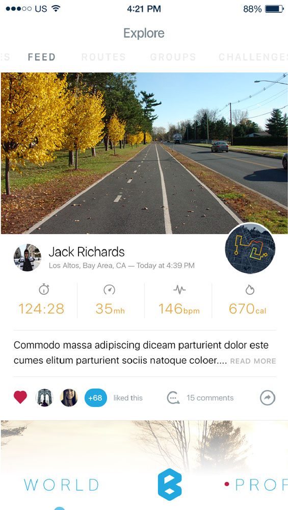 bycle case and app turns iphone into bike computer for tracking rides bycleapp world feed
