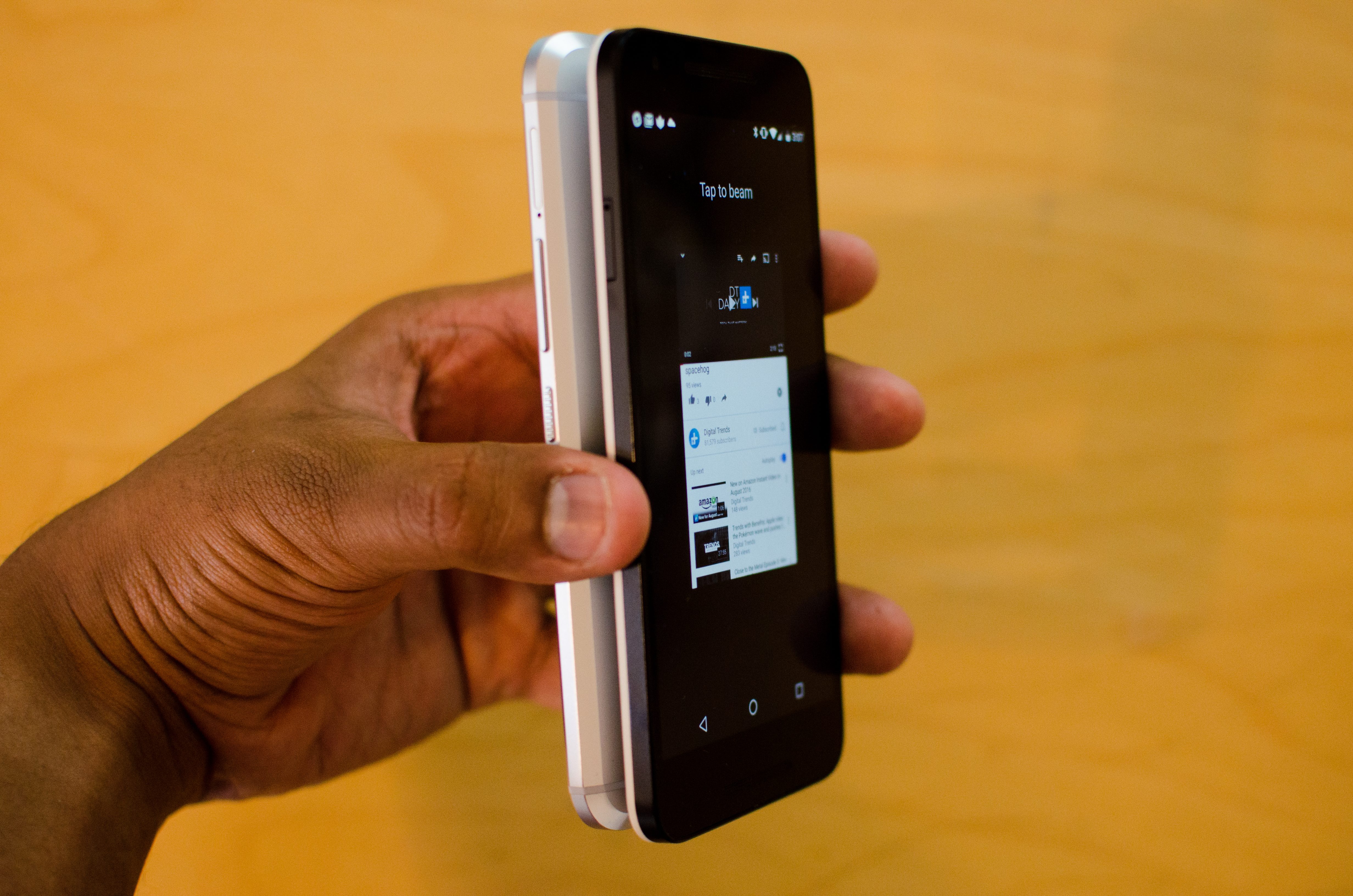 how to use android beam